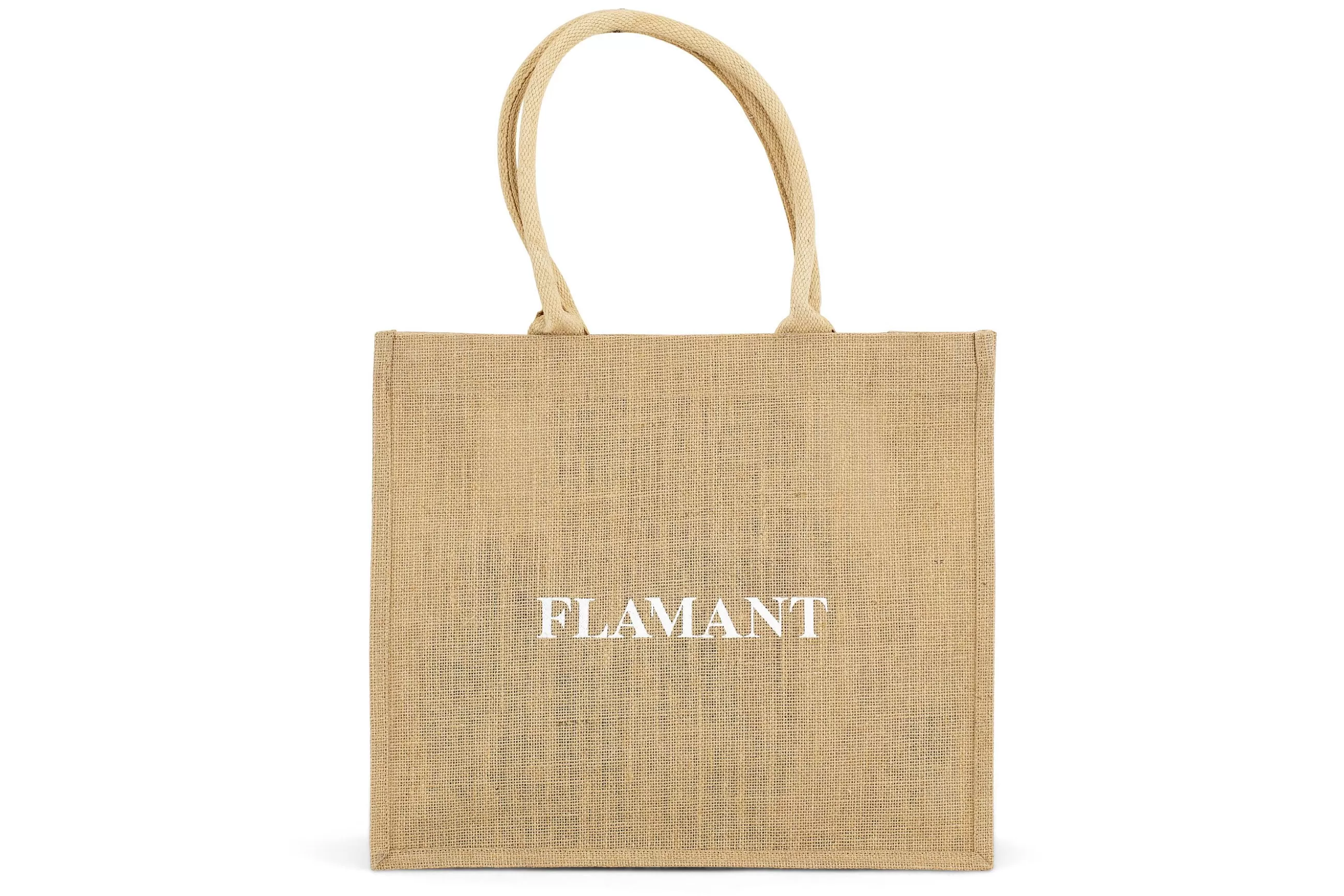 Shopper , Shopping Bag, Jute, Natural^Flamant Best Sale