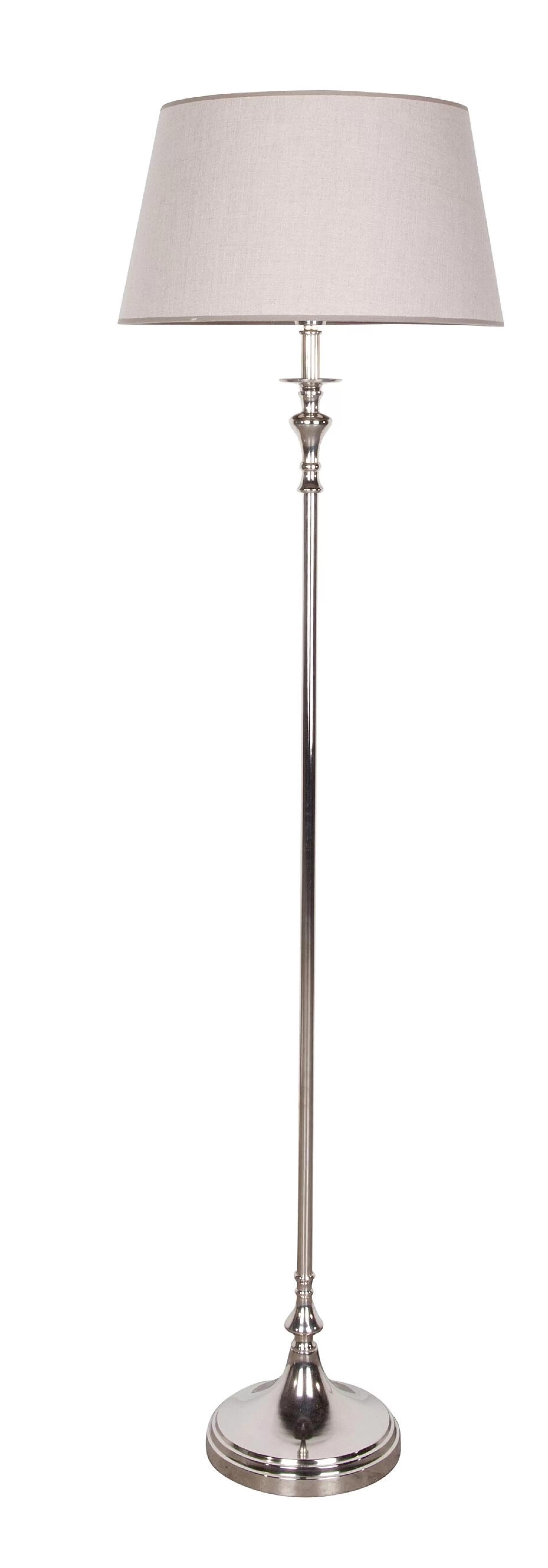 Sorah, Floor Lamp, Brass And Nickel^Flamant New