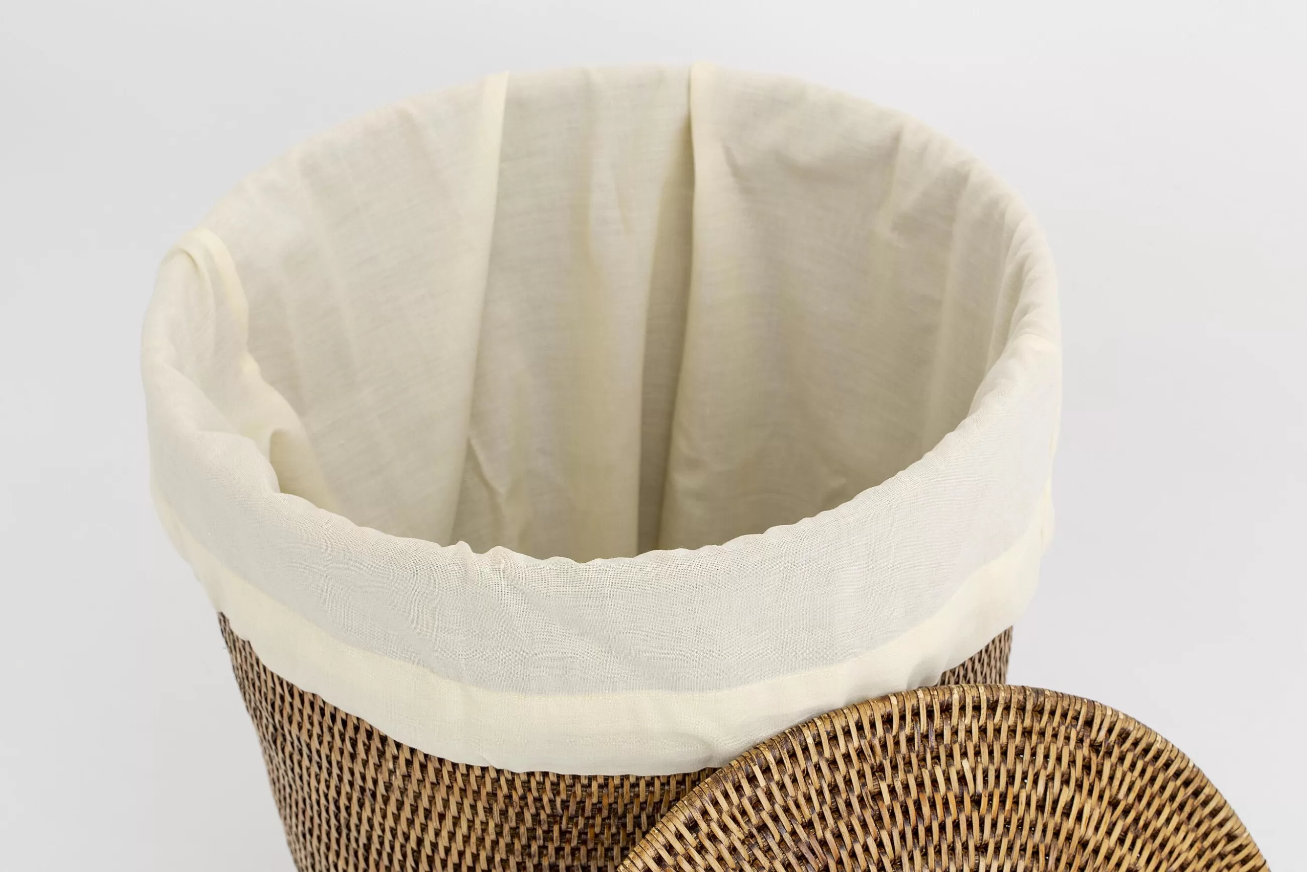 Togo, Linen Basket, With Linen Bag, Reed^Flamant Cheap