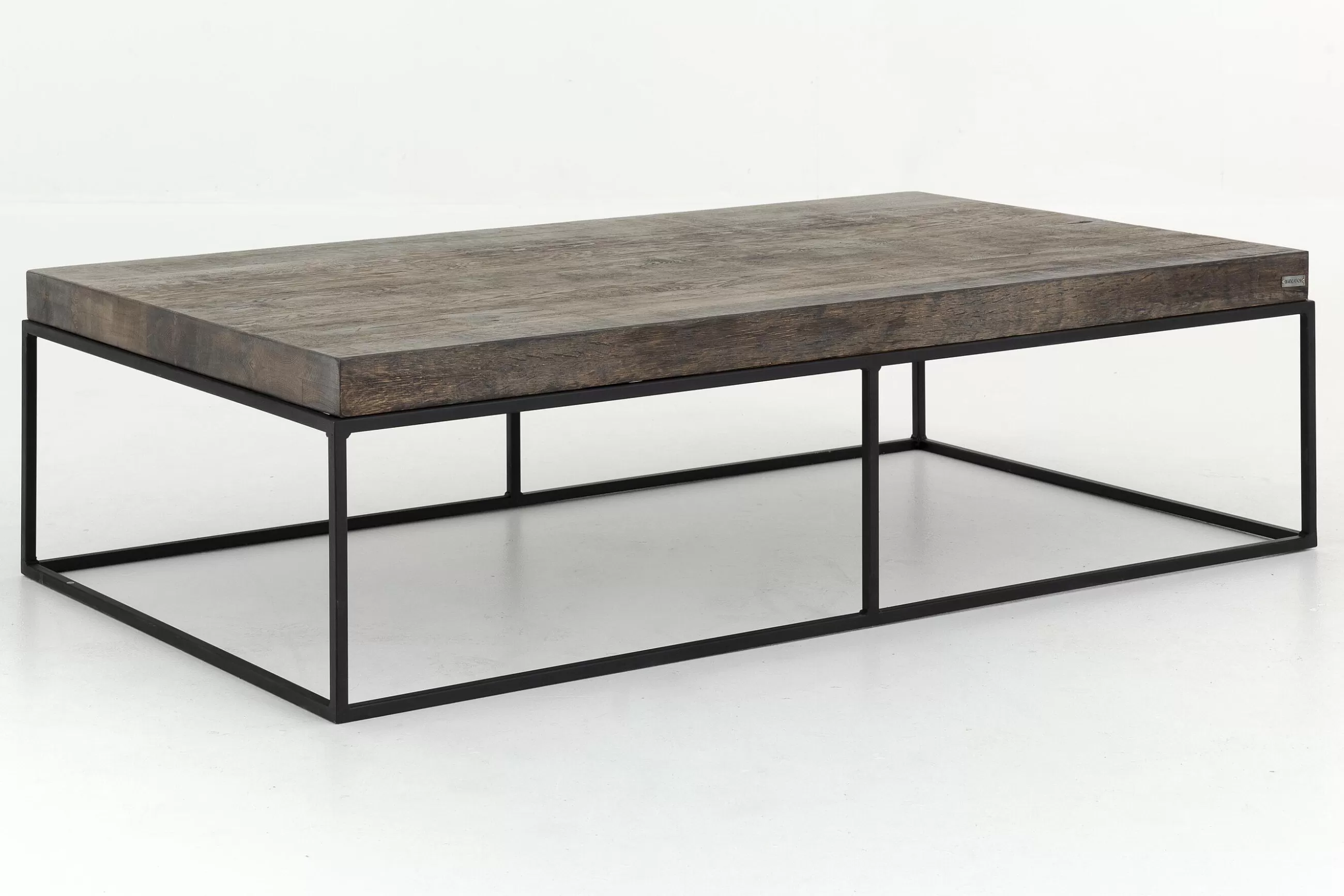 Urban, Coffee Table, Oak And Metal, Dark Brown^Flamant Discount