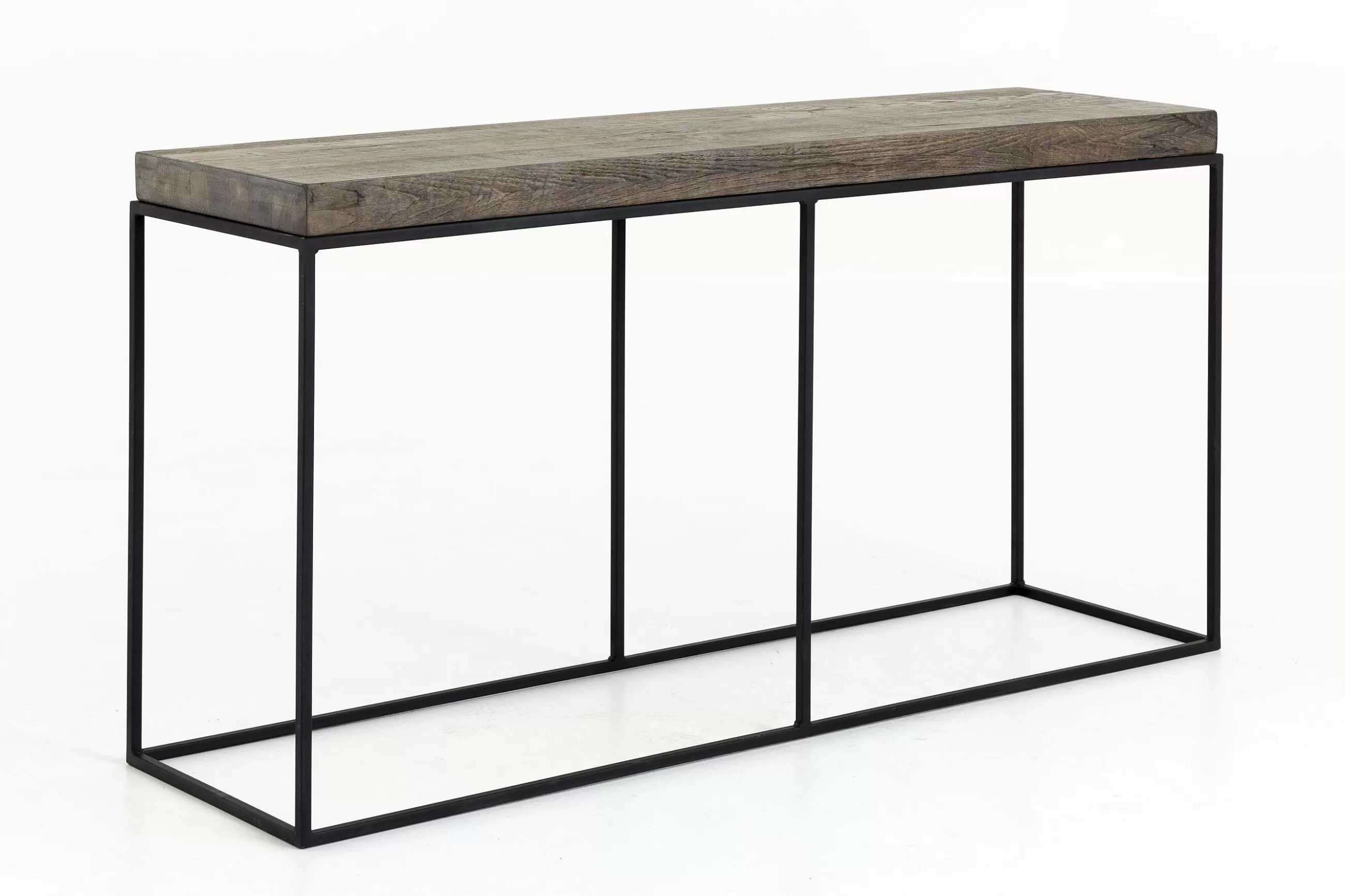 Urban, Console Table, Oak And Metal, Dark Brown^Flamant Best