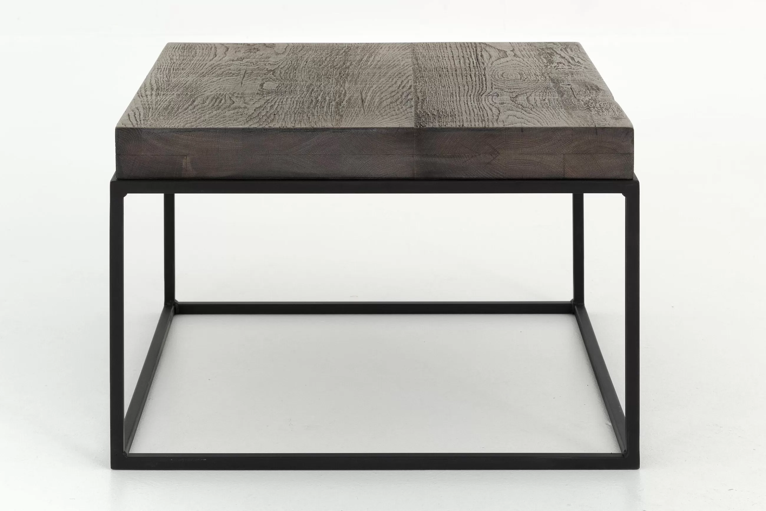 Urban, Side Table, Oak And Metal, Dark Brown^Flamant Cheap