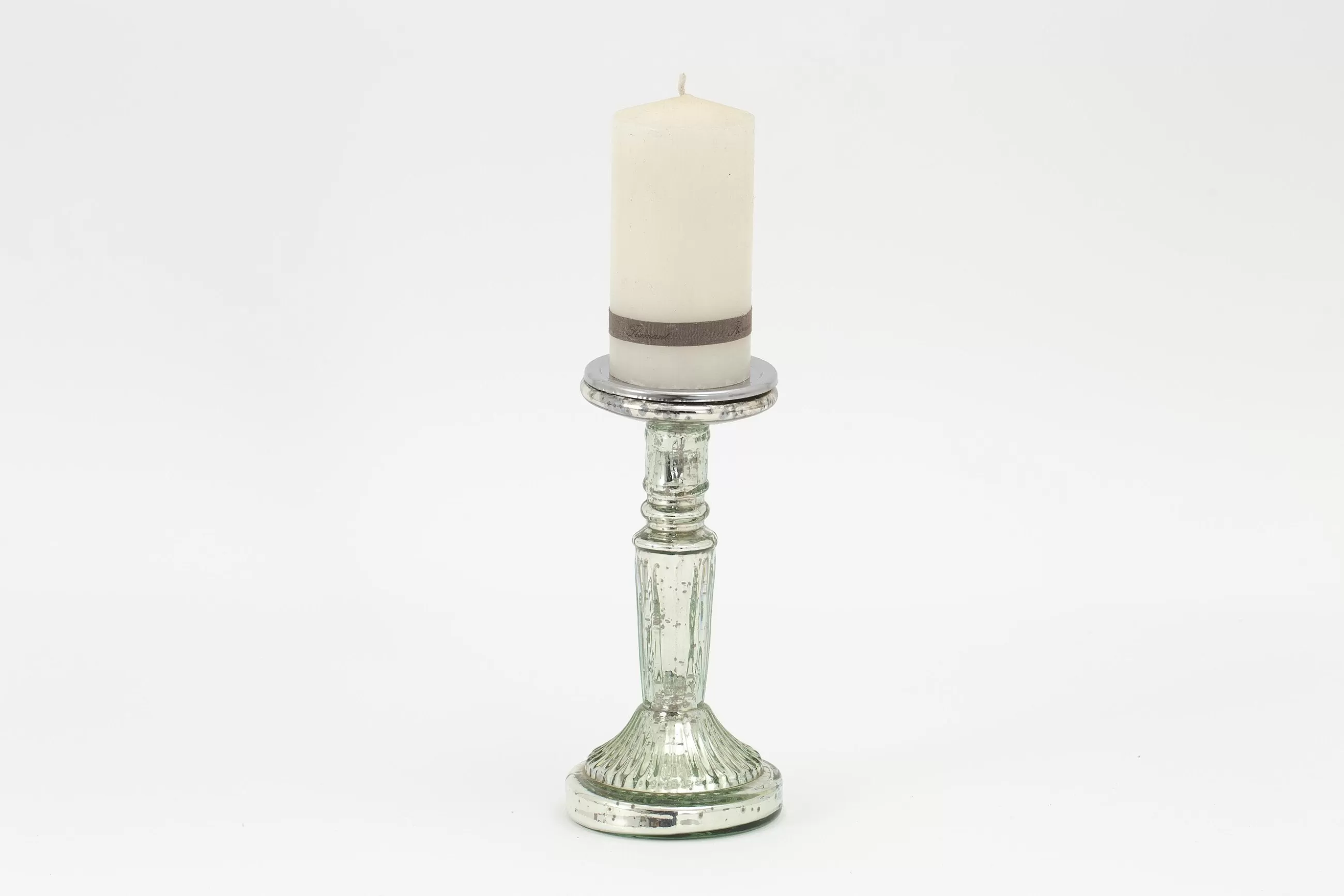 Zinia, Candlestick, Mercury Glass, S^Flamant Best Sale